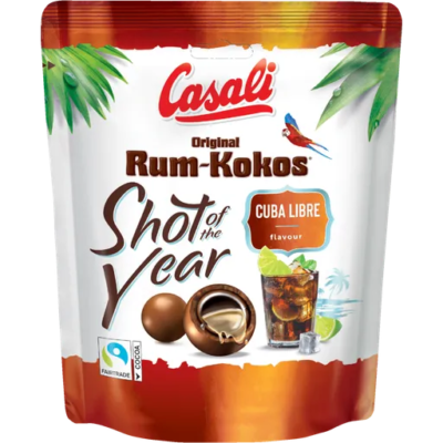 CASALI Rum-KOKOS Coconut chocolate balls CUBA LIBRE flavor 175g