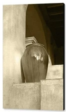 Sedona Series - Jug In Sepia,  29"x39", Canvas Print