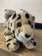 Toys R Us Animal Alley Plush Leopard Cheetah Cat 17  Stuffed Animal Vintage