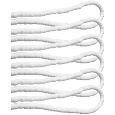  6 Strings Spacer Beads for Jewelry Making Flat Loose DIY Disc Polymer Clay