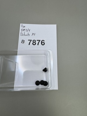 Dye DM3 DM4 Ball Detents Black Set of 4