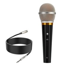 Wired Handheld XLR Dynamic Vocal Microphone for Live Performance Karaoke Machine