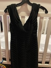 Adrianna Papell black dress Size 4 #formal #evening wear