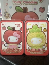 Top Toy Hello Kitty Fruity Paradise Plush Pendant Crispy Apple. Sealed Bag