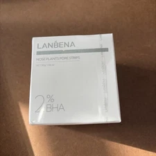 Lanbena Nose Plants Pore Strips 2% BHA 1.06 oz Exp 05/27 Sealed Box 