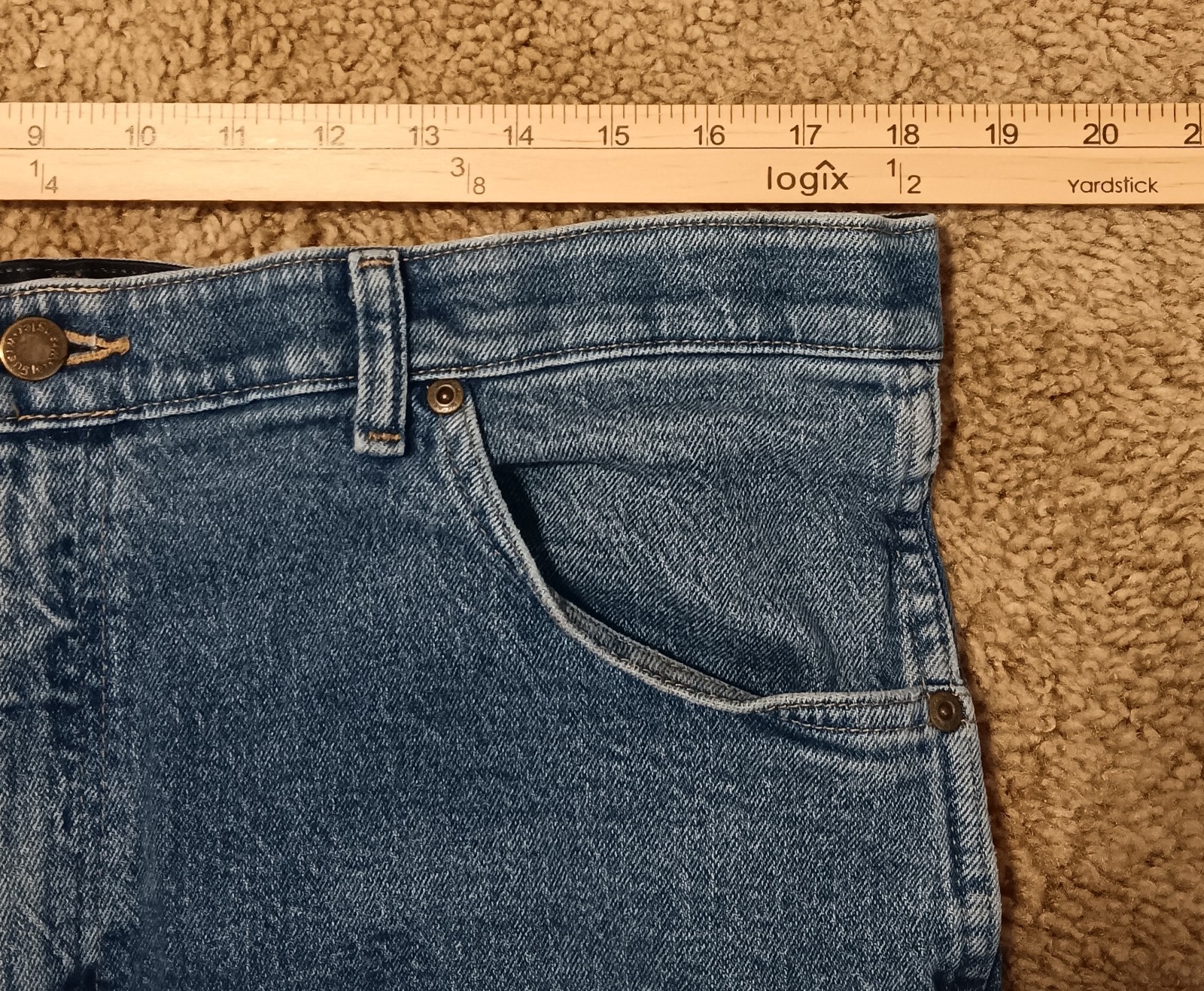 Wrangler Regular Fit Jeans Men's Size 38x29 Denim Pants thumbnail 5