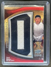 2009 Upper Deck Icons Yogi Berra Immortal Lettermen Patch VAR #/45 Yankees
