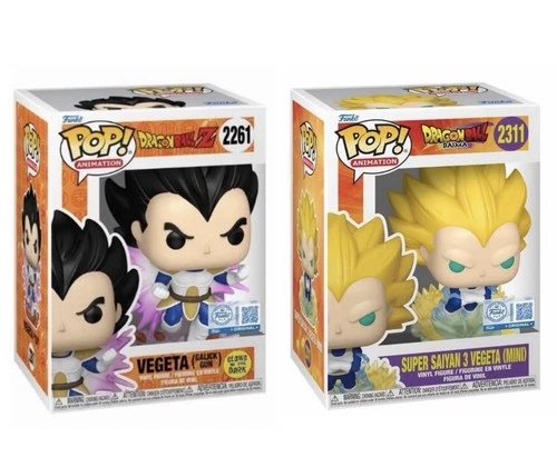 Funko Pop! Dragon Ball Z-Vegeta-GameStop-Funko Shop Exclusives-Set Of 2-Pre Sale