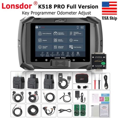Lonsdor K518 PRO Full Version Progarmmer Coding ODo-meter Support CAN FD DOIP