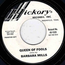 NORTHERN SOUL - BARBARA MILLS -QUEEN OF FOOLS - HICKORY DEMO - RI