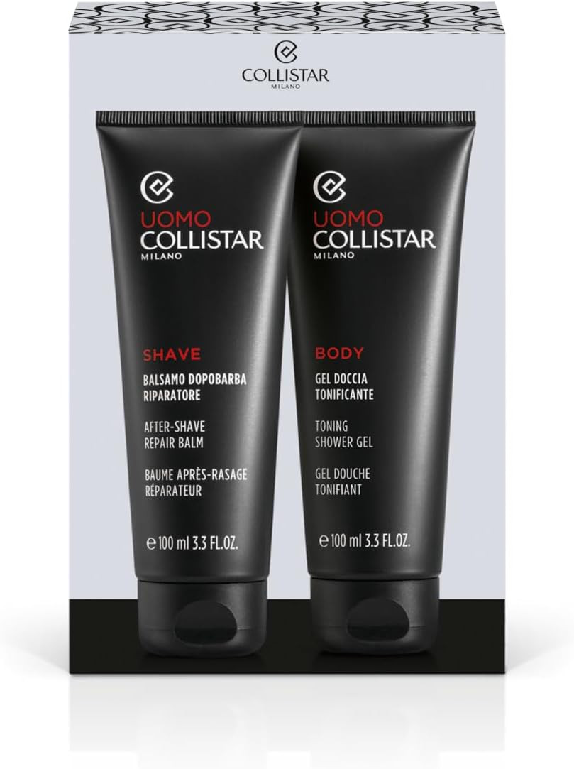 Collistar Cofanetto Uomo, Balsamo Dopobarba Riparatore per Pelli Delicate 100Ml,