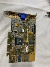 Used Tested - ASUS AGP-V3800 COMBAT 16M NVIDIA Riva TNT2 AGP VIDEO CARD