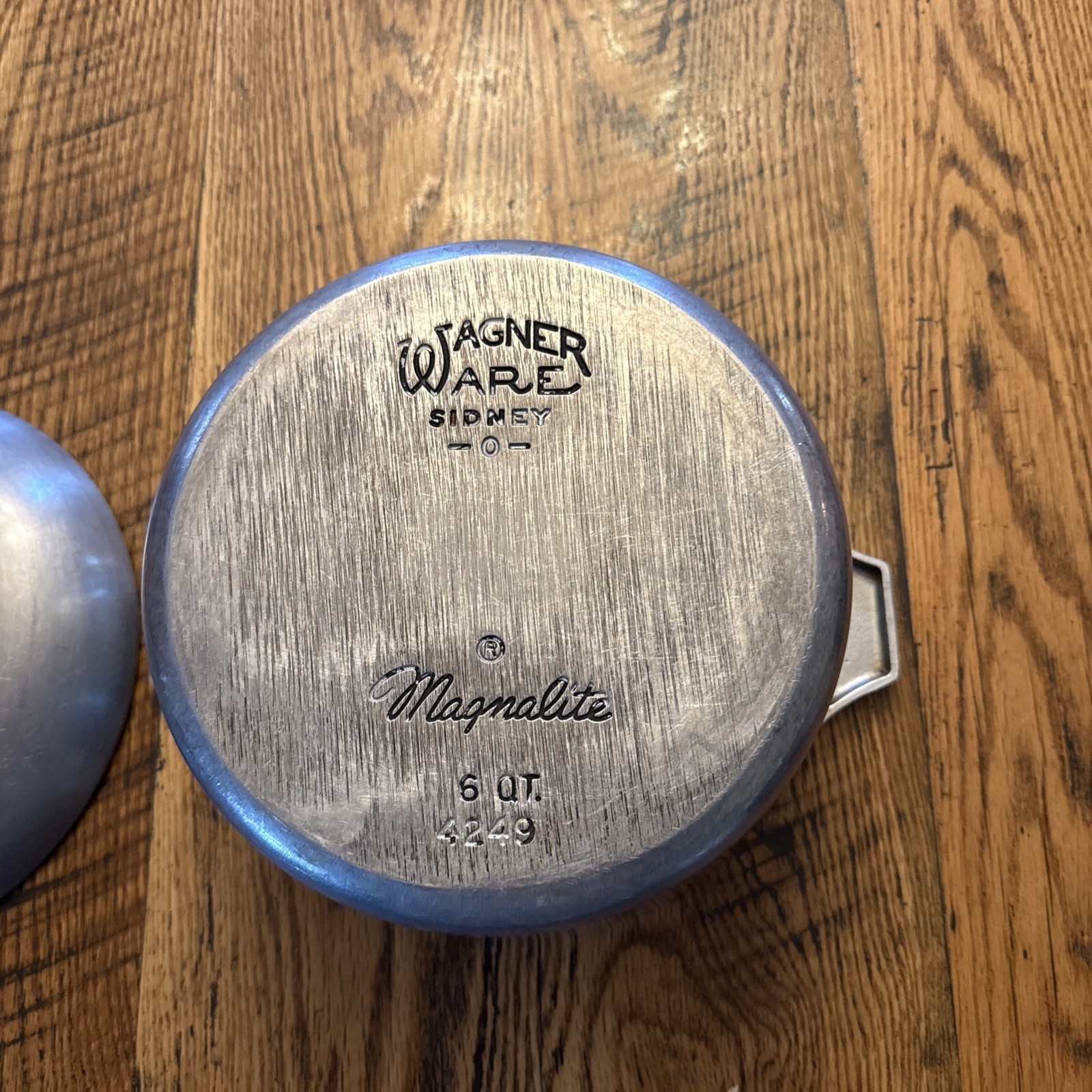 Vintage Wagner Ware Magnalite #4249; 6Qt. Quart Dutch Oven Stockpot with Lid