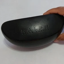 Ralph Lauren Clam Shell Sunglasses Hard Case Black