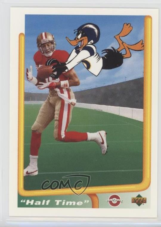 1992 Upper Deck Comic Ball IV Jerry Rice Daffy Duck Half Time #93 HOF 0q3