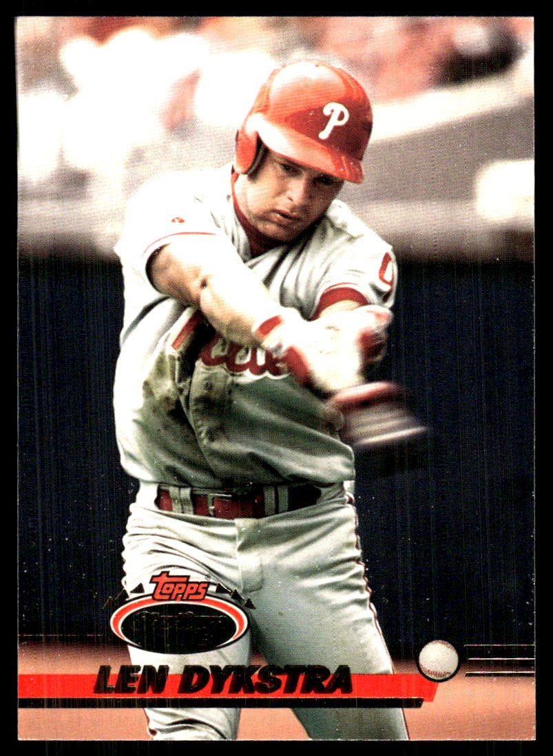 Len Dykstra 1993 Stadium Club #477 Phillies FREE SHIPPING StackedPacks