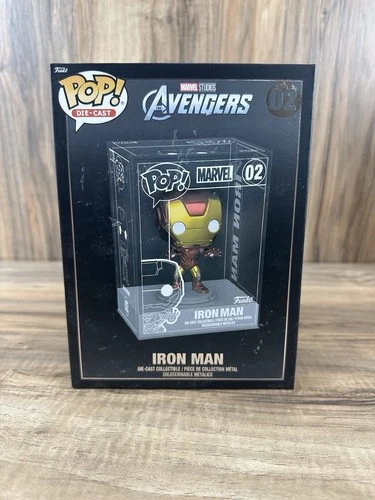 Funko Pop! Iron Man Die-Cast Figure #02 Marvel Studios Avengers Collectible