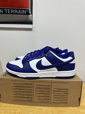 Brand New Nike Dunk Low Concord Nike Refurbished Size 10.5 Men s   DV0833-103