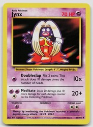 Jynx 31/102 Base Set Uncommon