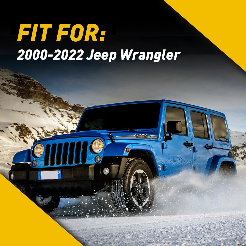 15''/15''/14'' Replacement Windshield Wiper Blades For Jeep Wrangler 2000-2022 I thumbnail 2