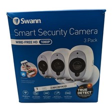 Swann Smart Security Cameras Pack of 3 SWWHD INTCAMPK3 UK New Free Postage