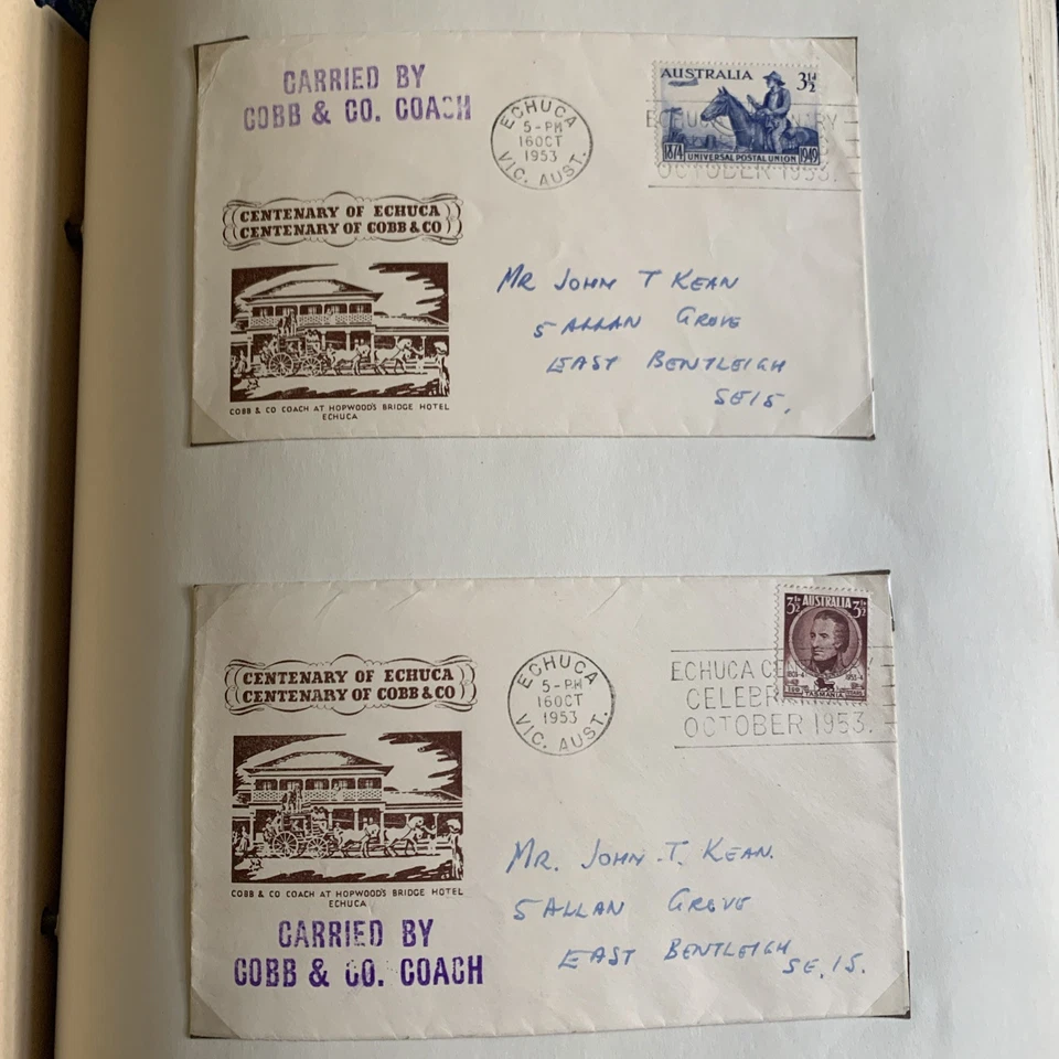 Predecimal FDCs x 90 in Album - image 3 of 4