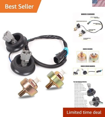 Complete Knock Sensor & Harness Kit for Engine Detection - Easy Installation