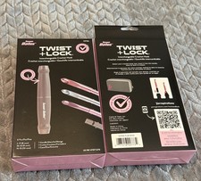 2 Susan Bates Twist and Lock Interchangeable Crochet Hook 12706 L-M-N with Case