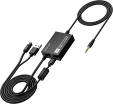 192kHz Digital to Analog Converter DAC Digital Optical Toslink to 3.5mm Stereo