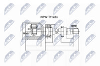 NTY Gelenksatz Antriebswelle NPW-TY-021 FüR Toyota Avensis Liftback AT220_ VVT