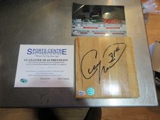 Cedric Maxwell Autographed Floorboard Piece Certified Authenticated 31 w photo