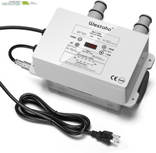 Salt Chlorine Generator, Westaho Salt Water Pool Chlorinator System with Usa-Mad