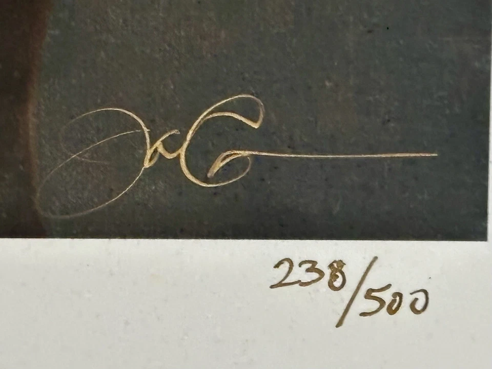 Zenyatta Edição Limitada Estampa Vox Populi ~ Autografado por Mike Smith ~ 16”x20” - Imagem 2 de 3