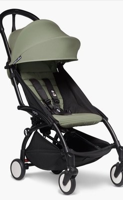 Babyzen Yoyo Seat Color Pack Seat Cushion And Canopy Olive Green NEW $60