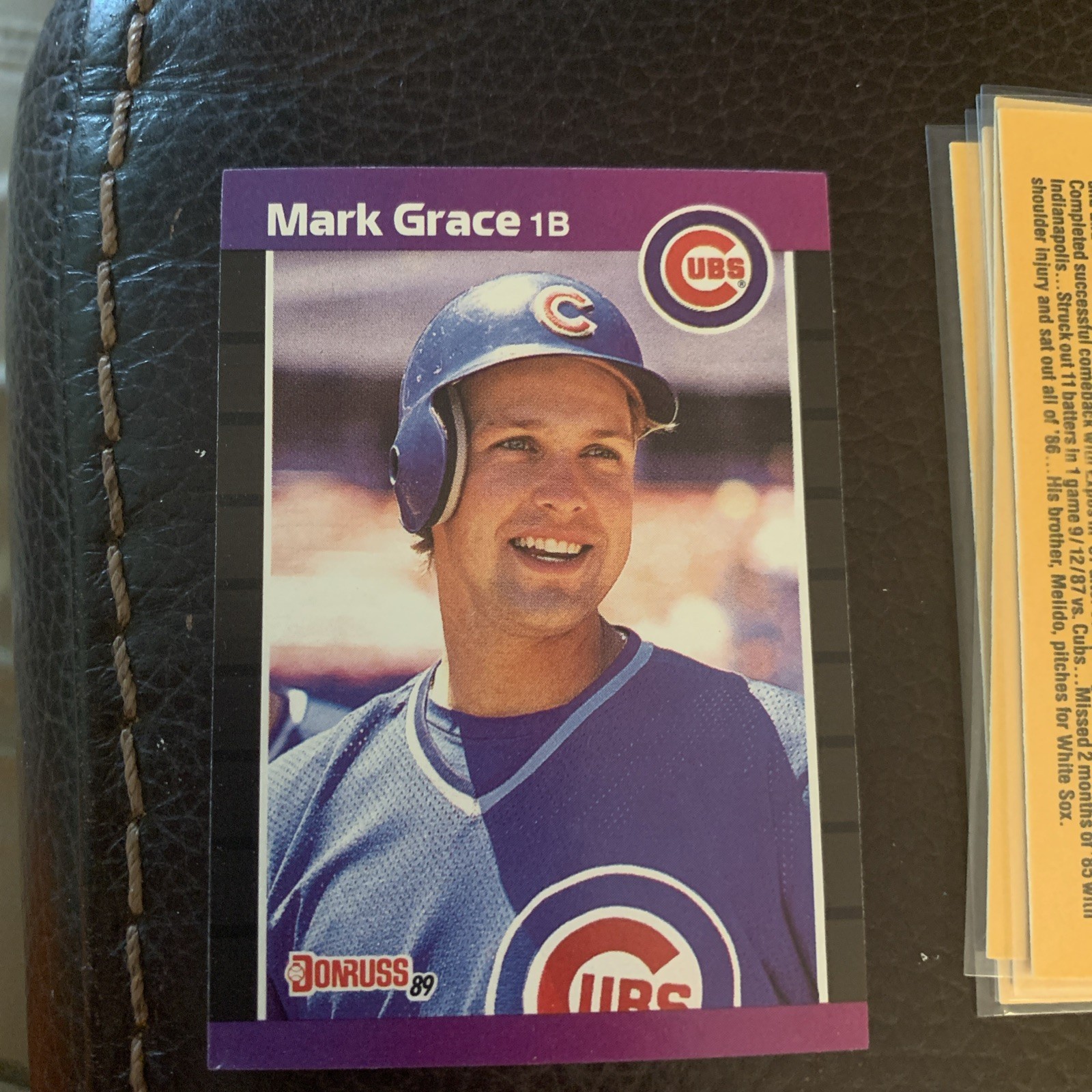 1989 Donruss Mark Grace #255