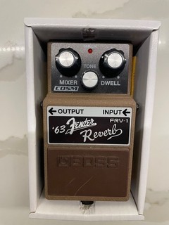 Boss Roland FRV 1 Fender ‘63 Spring Reverb Digital Guitar Effect Pedal Box
