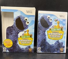 Sesame Street Cookie's Counting Carnival The Video Game Wii *NO REMOTE COVER*