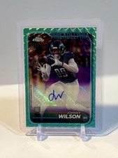 2024 Topps Chrome Johnny Wilson Aqua Geometric /199 RC Auto Eagles