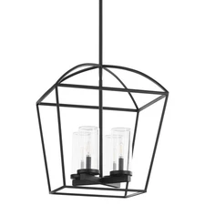 Quorum International 71-4 Odeon 4 Light 19"W Pendant - Black