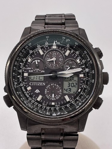CITIZEN Promaster U680-T019692 Titanium Radio Solar Watch Working