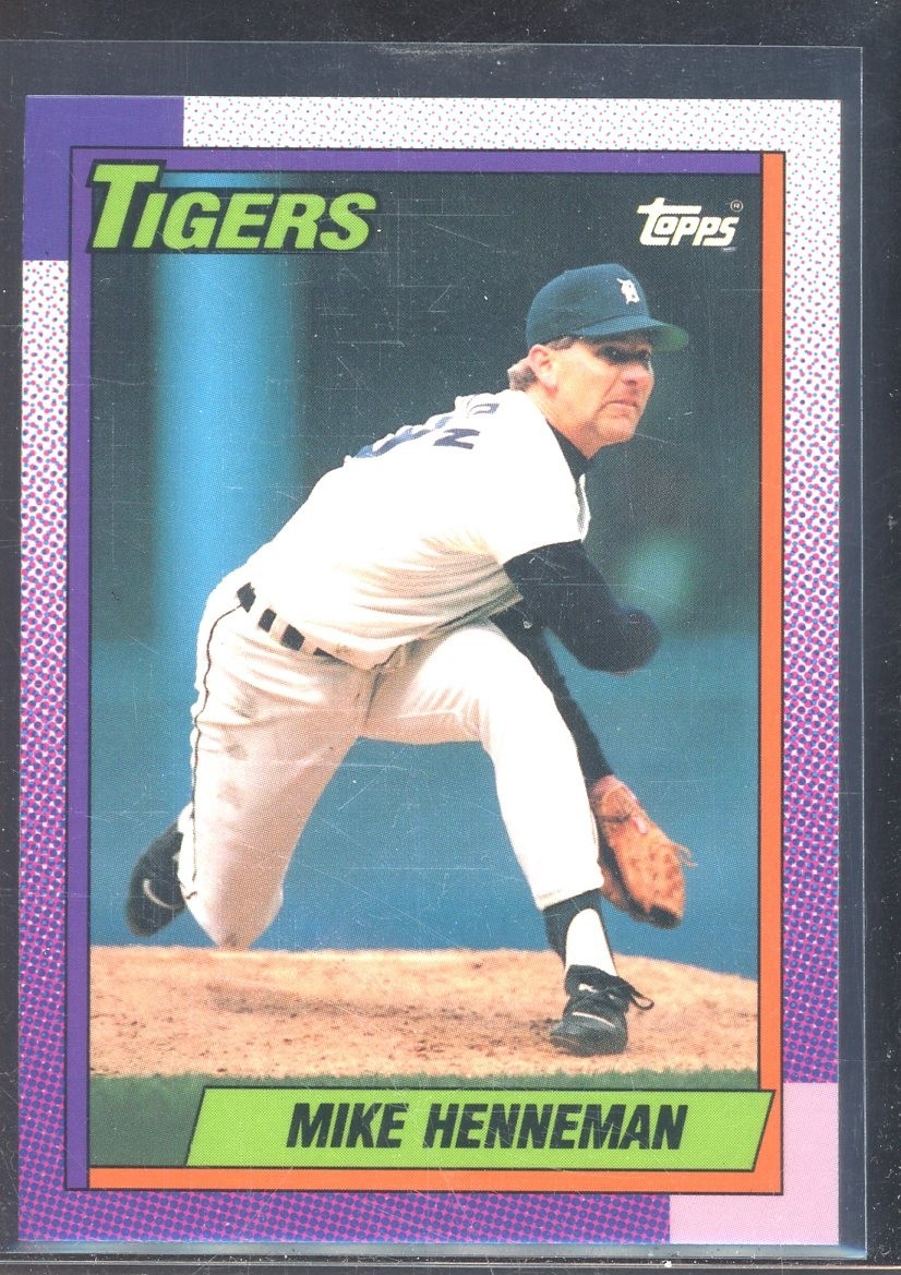 Mike Henneman 1990 Topps Tiffany #177 