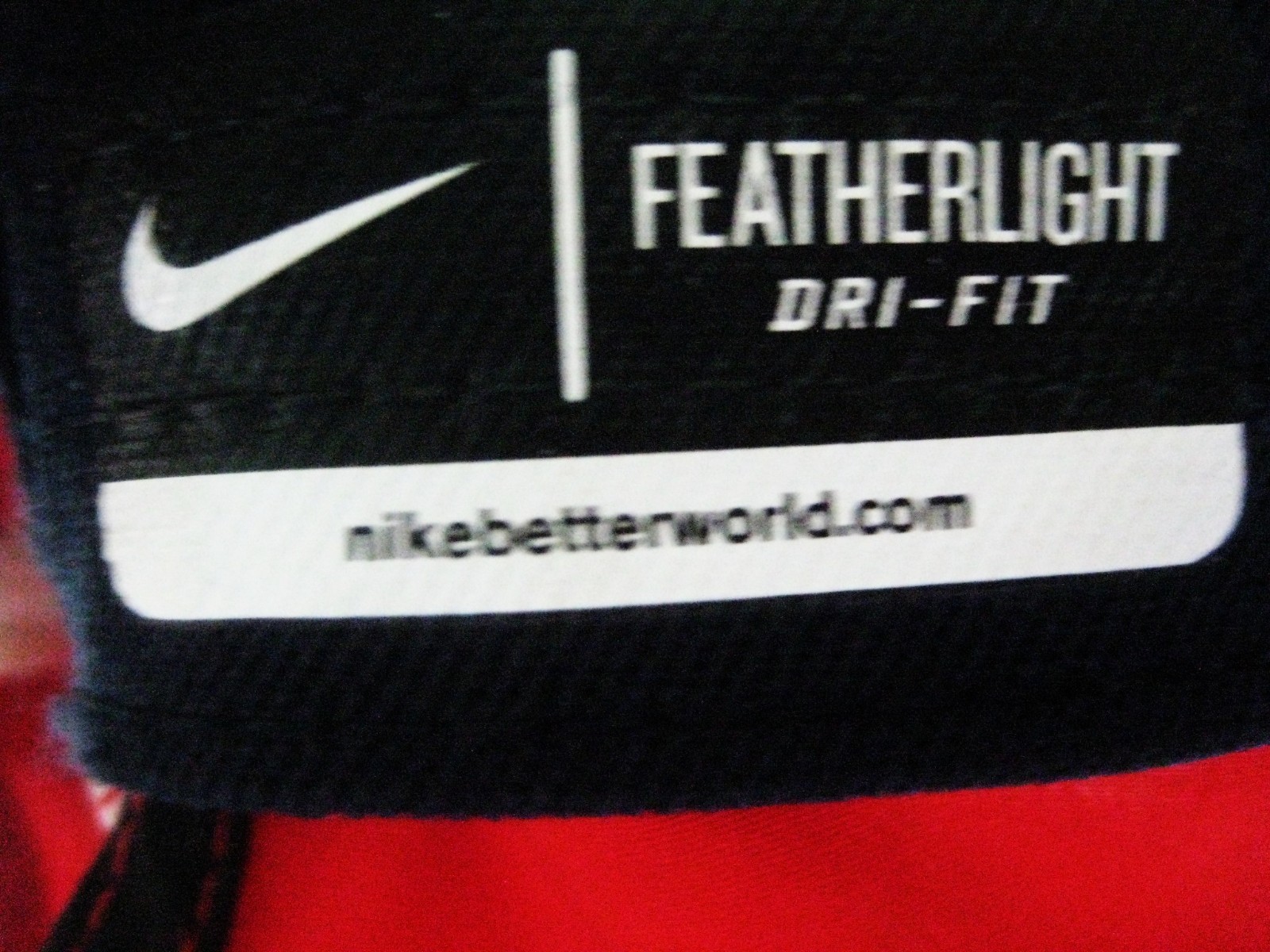 Nike USA Featherlight Unisex Red Dri-Fit Adjustable Strap Back Hat Cap vintage image 7