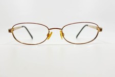 TURA Mod.632 20k Gold HGE 50 17-135 - GUG Gold Oval Eyeglass Frames JAPAN
