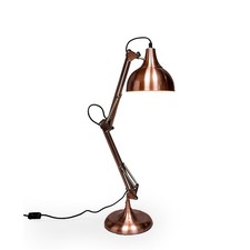 Designer Coach House Anglepoise Style Copper Desk Table Lamp - Articulated Arm.