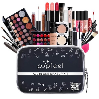 All-in-Makeup Set Holiday Gift | Full Makeup Kit for Essential Starter Bundle...