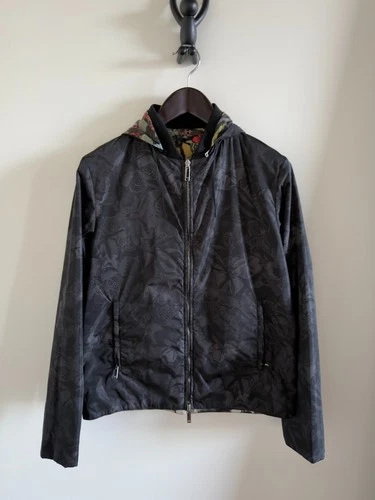 Authentic Valentino "Camubutterfly" Print Reversible Jacket Sz US46 New video thumbnail