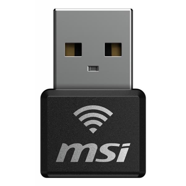 Msi Nero Adattatore Nano Usb Wifi6 Guax18n Ax1800 Usb 2.0 25,5 Mm - Immagine 2