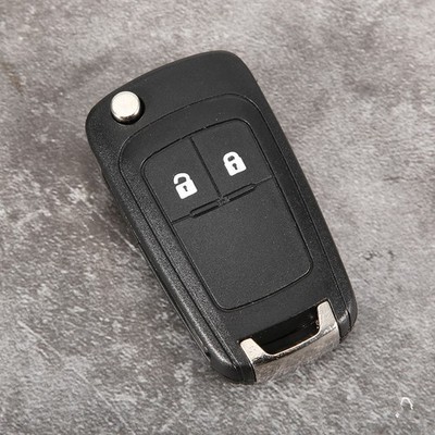 2 Buttons Foldable Remote Key Fob Case Cover Replace Fits For SET