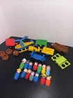 Vintage 1973 Fisher Price Little People 28 Piece Set