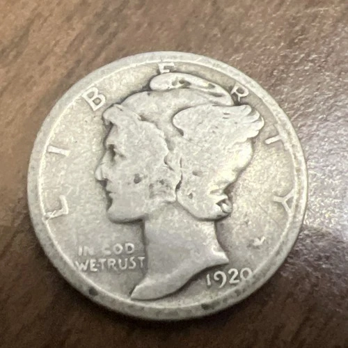 1920 MERCURY SILVER DIME ACTUAL COIN Get More Today & Save Shop Here Buy Here